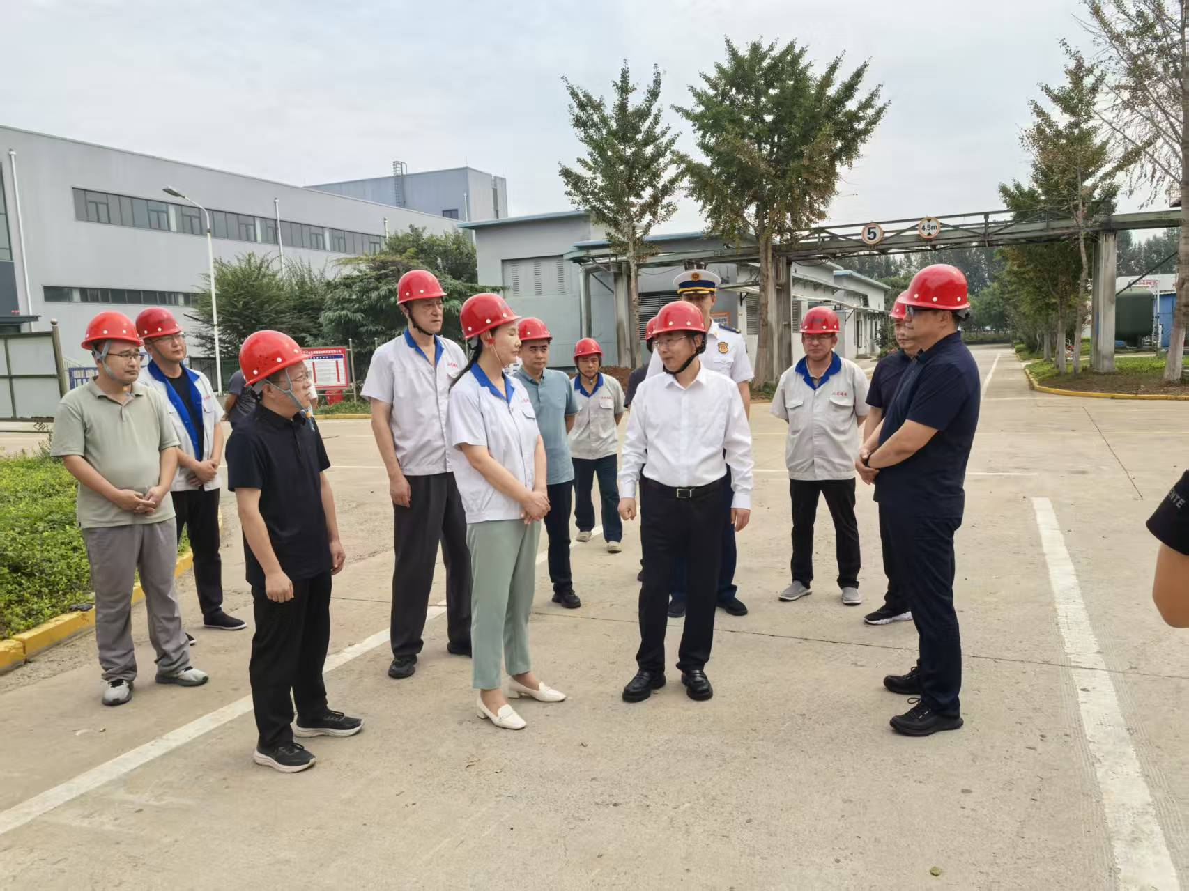 縣委書記在國慶、中秋雙節(jié)期間到公司調(diào)研